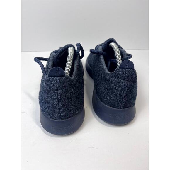 ALLBIRDS Womens W10 0619 NV1 Navy Blue Wool Lightweight Comfort Walking Shoe - Picture 4 of 12